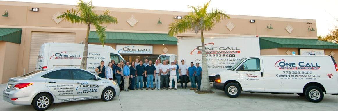 One Call Property Services team photo